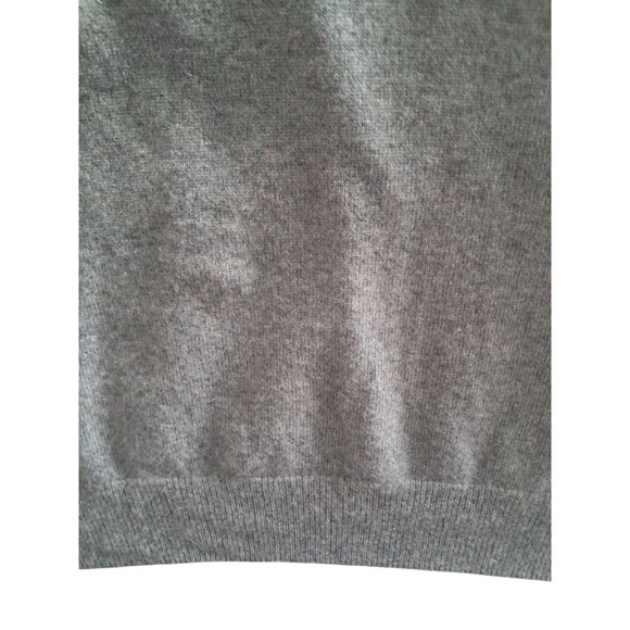 The Cashmere Project 100%‎ Cashmere Quarter Zip Sweater Gray Classic Men's Large - Picture 5 of 12